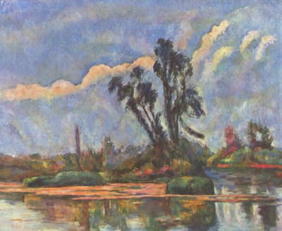 Bank of the Oise av Paul Cézanne